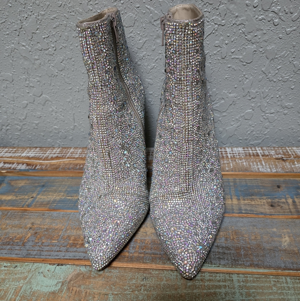 Betsey Johnson Rhinestone Boots